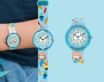 Carrot Party - watch design for Swatch / Flik Flak