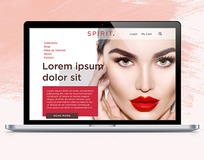 Makeup Web - Website Design