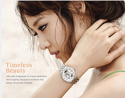 Timeless Beauty - Magazine Ad Concept