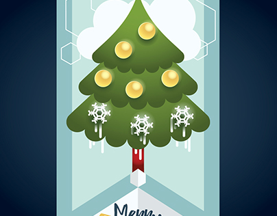 Illustration_Global warming christmas tree