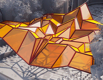 LUMINOUS VALLEY THEATHER: ORIGAMI STRUCTURE
