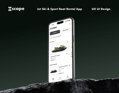 Xscape Jet Ski & Sport Boat Rental Mobile App