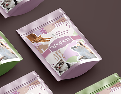 Cat food packaging design