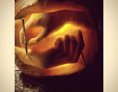 Project thumbnail - Pumpkin Carving, MC Escher