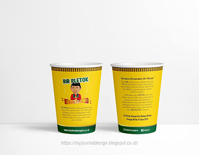 Paper Cup Design | BIR PLETOK BANG ISRA