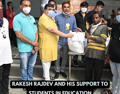 Rakesh Rajdev And His Support To Students In Education