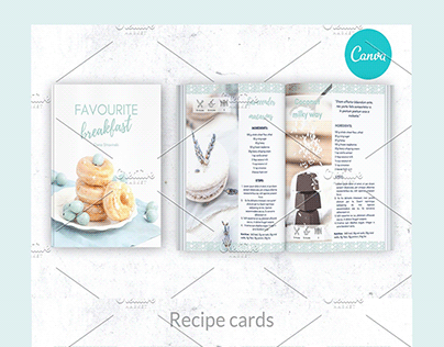 Canva Cookbook/ Recipe book Template