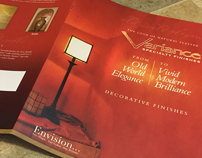 Variance Specialty Finishes Brochure Re-design