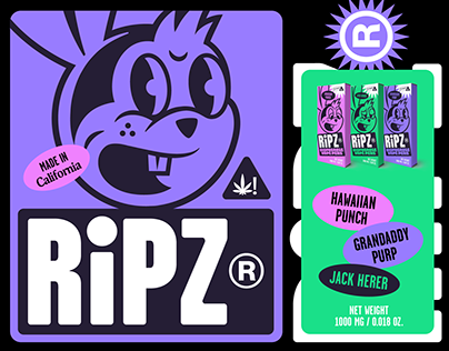 RIPZ / cannabis company branding