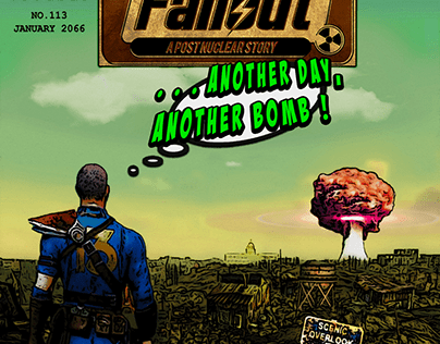 Fallout Comics - "Another day, another bomb!"