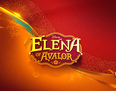 Elena de Avalor. Promos background design.