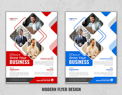 Corporate Business Promotion Modern Flyer Design