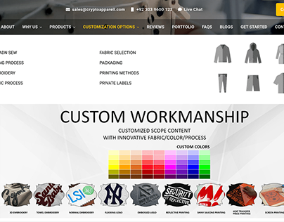 Clothing Manufacturers Website