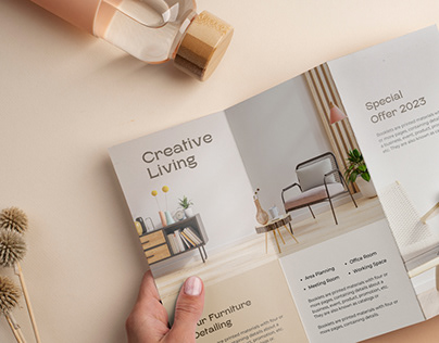 Clear Aesthetic Furniture Flyer