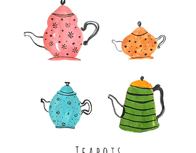 Teapots illustration