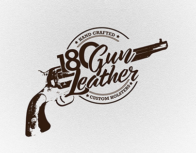 180 Gun Leather Brand Design