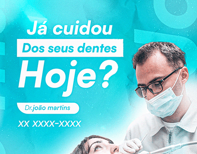 Portfólio Odontologia 💙 Social Media