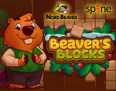 Beaver Boris. Character animation in Spine 2D