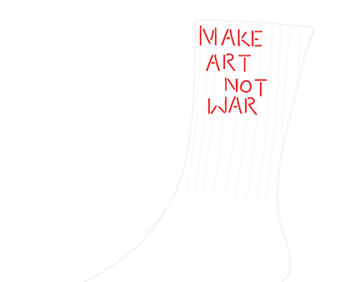Typography sock design