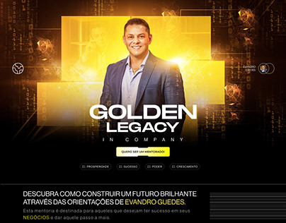 Página Mentoria Golden Legacy | Evandro Guedes | 2023