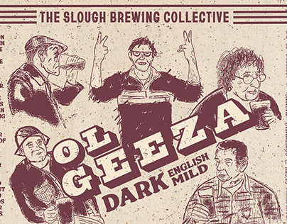 Old Geeza Folk Beer Label - The Slough