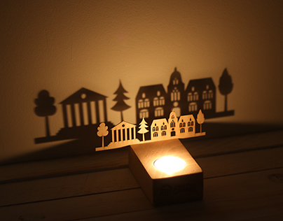 Night of Museums candle holder