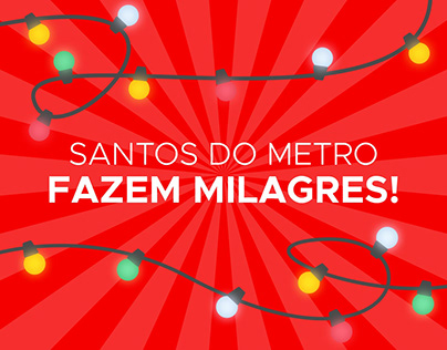 Project thumbnail - Santos do Metro Fazem Milagres | Interaction Design