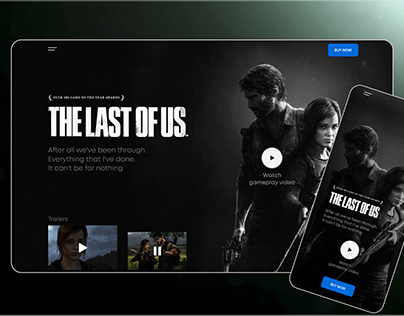 The Last Of Us - Main Screen Concept