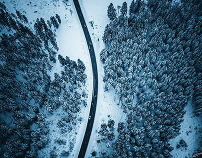 Winter Landscapes from above.