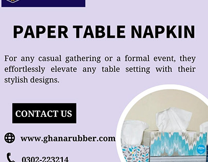 Premium Quality And Eco-Friendly Paper Table Napkin