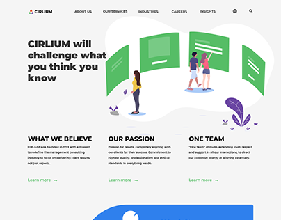 CIRLIUM - website concept