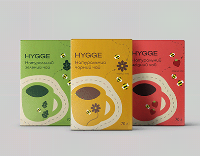 Tea packaging & advertising design | Hygge