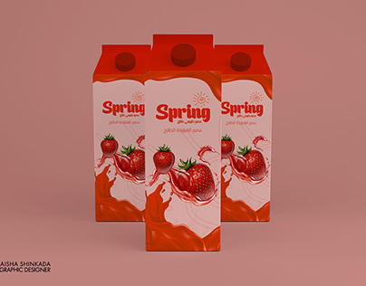 Spring Juice Package Design