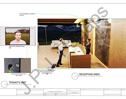 Proposed Lobby with CCTV to Intercom Integration