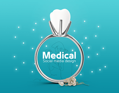 "Dental Clinic" Social media designs