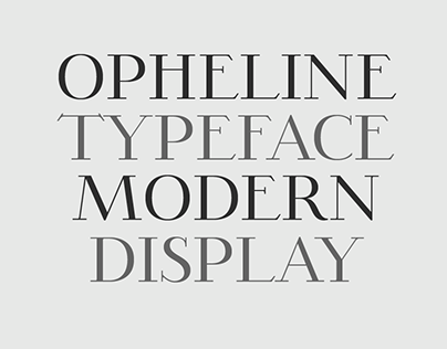 Opheline Typeface
