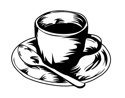 Coffe cup vector design