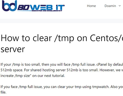 How to clear /tmp on Centos/cPanel server