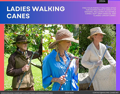 Stylish Walking Sticks for Women