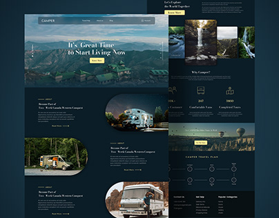 Travel | Website UI Design