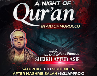 A night of Quran Poster Design