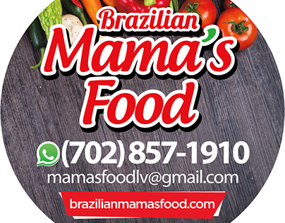 Brazilian Mama's Food Stickers
