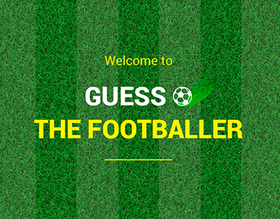 Mobile game  "Guess the footballer".
