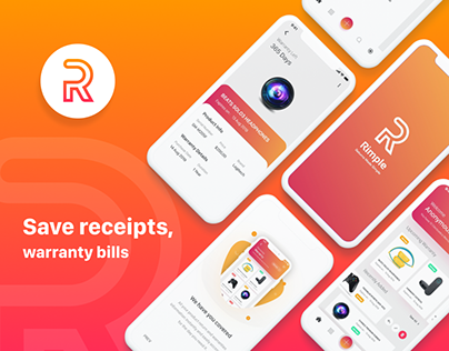 RIMPLE Warranty & Return Tracker iOS App Concept