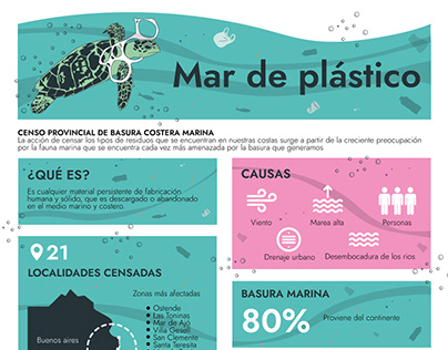 Mar de plastico practica infografia