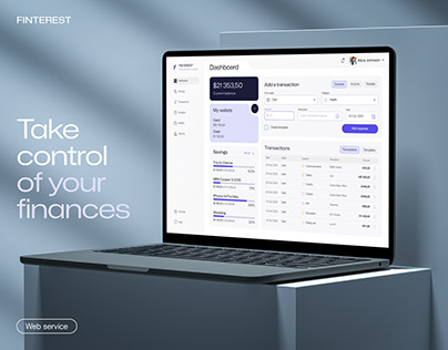 Finterest | Web service for finance management
