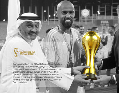 FIFA Referee Cup Qatar 2022 Trophy