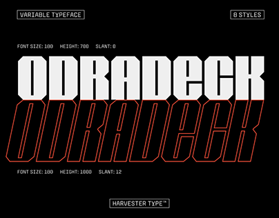Odradeck | Typeface