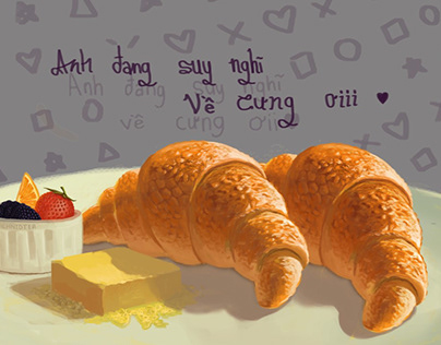 Croissant | Food Illustration