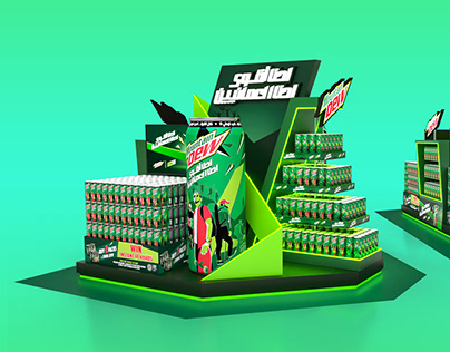 PRODUCT ACTIVATION DISPLAY FOR MOUNTAIN DEW POSM